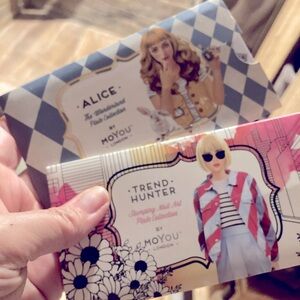 Bundle of two MoYou London nail stamping plates trend hunter Alice sealed